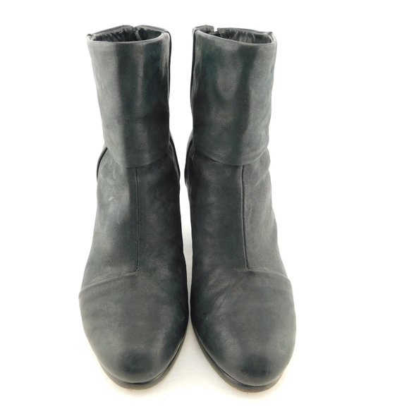 RAG & BONE Black Leather Block Heel Ankle Boots 36 - Picture 3 of 9